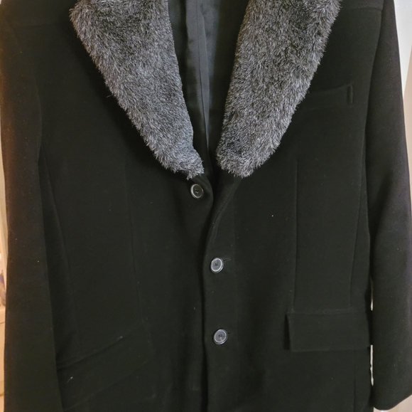 Mexx furry Long coat size 52 - Picture 6 of 6